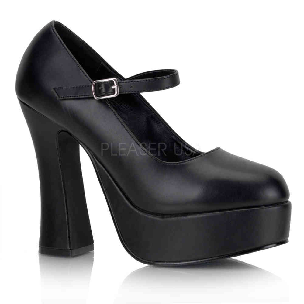 DemoniaCult - DOLLY-50 High Heels - Schwarz